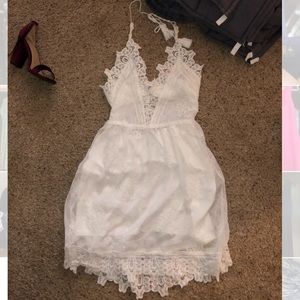 White Mini Lace dress